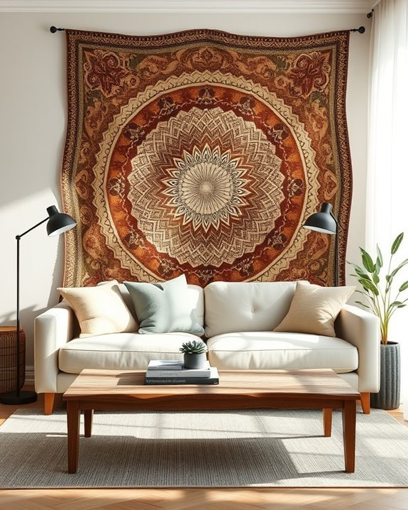 tapestry wall for texture