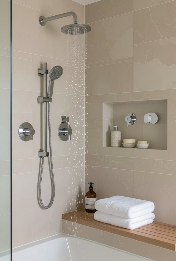 targeted customizable therapeutic shower controls