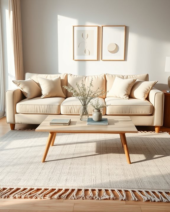 tasseled edges enhance decor