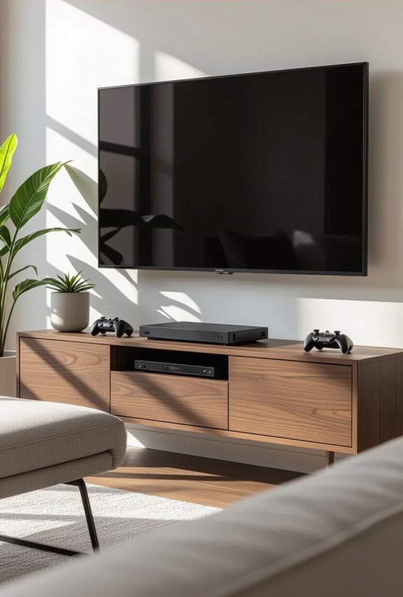tech corner with entertainment