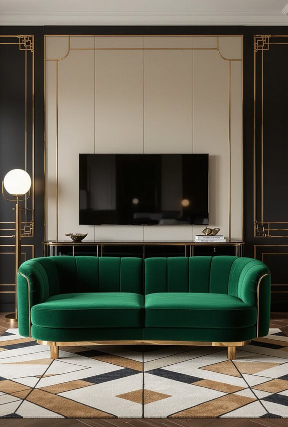 tech enhanced art deco elegance