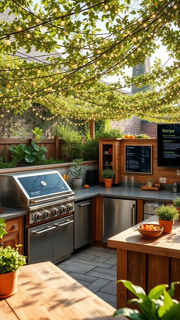 tech enhanced outdoor cooking
