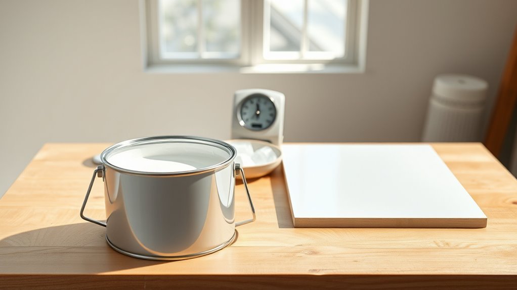 temperature affects paint drying