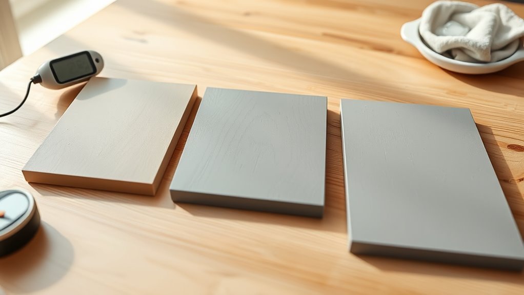 temperature influences chalk drying