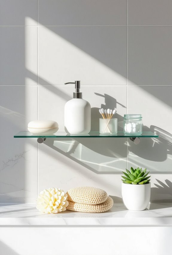 tempered frameless frosted beveled