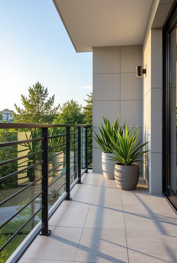 tempered glass balcony guards