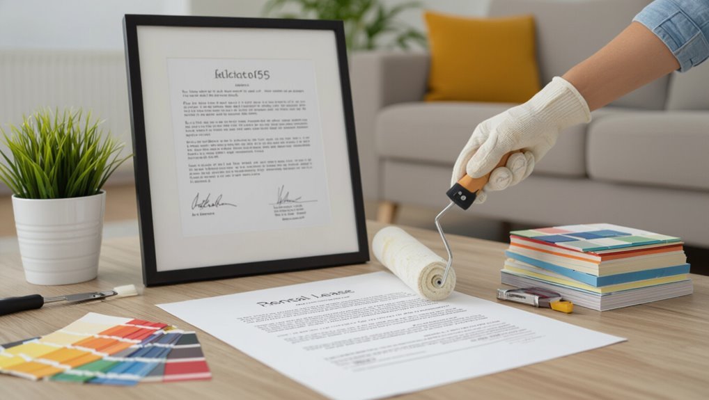 tenant rights on painting