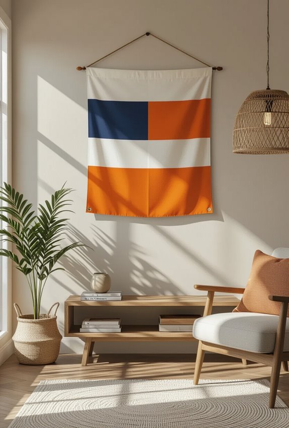 tennessee volunteer flag display