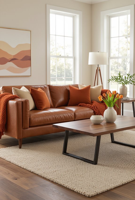 terracotta accents and ombr