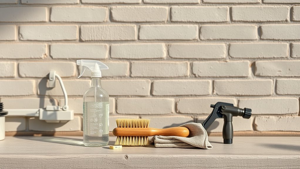 test cleaners on small area