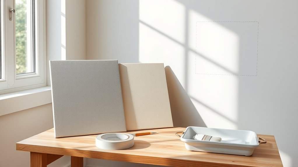 test colors before commitment