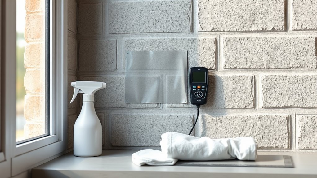 test moisture before painting