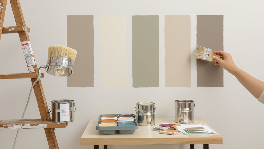 test paint swatches thoroughly