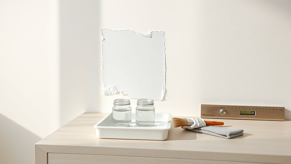 test small area first