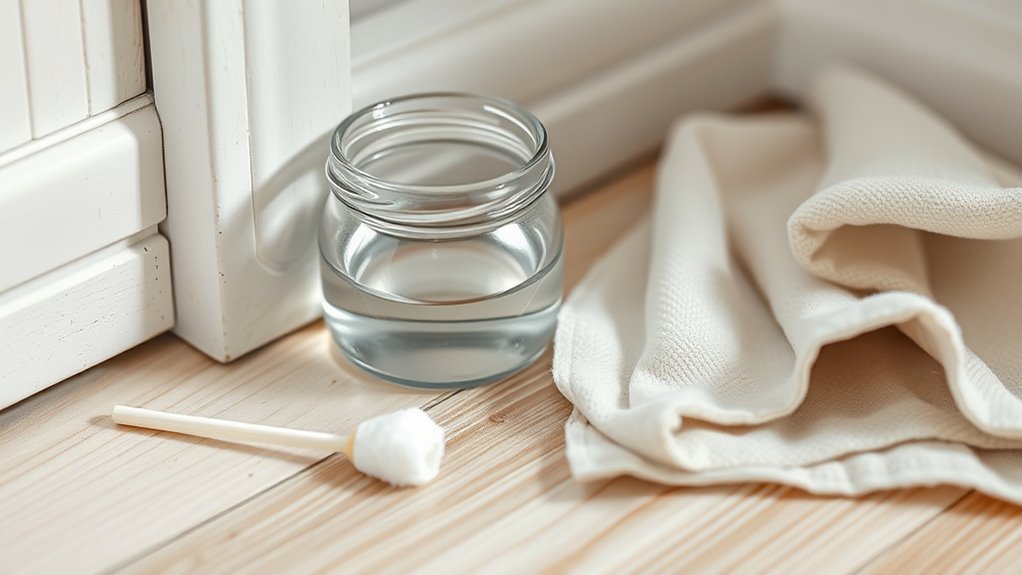 test solvents on hidden areas