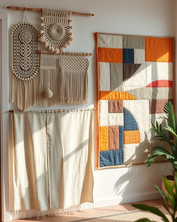 textile art enhances warmth