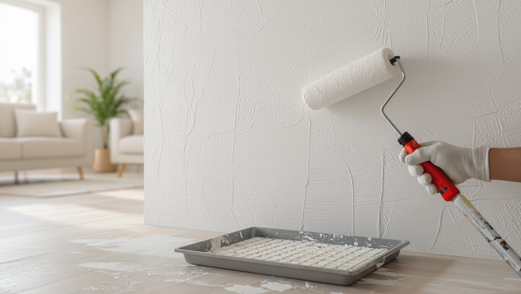 texture walls with roller