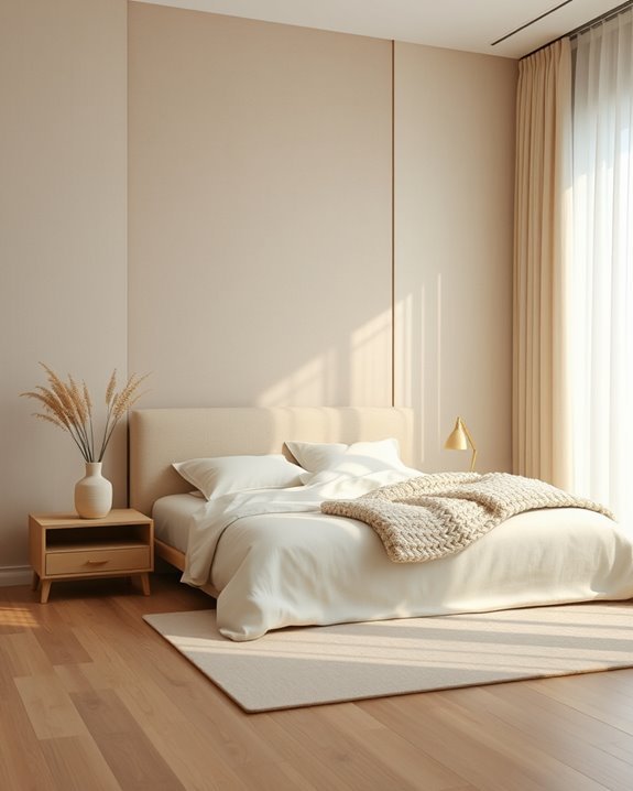 textured beige wall enhancements