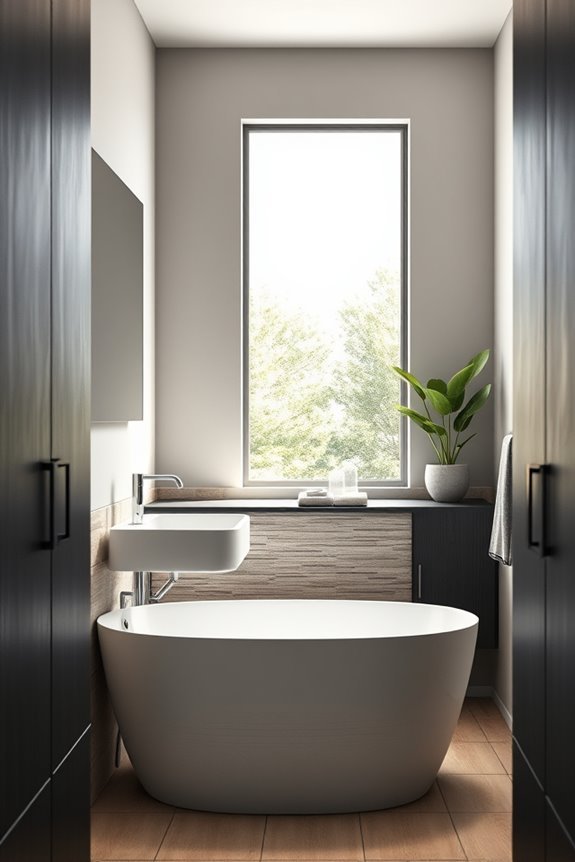 textured black cabinet elegance