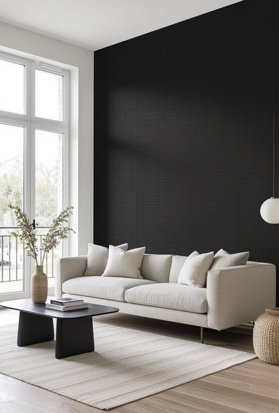 textured black wallpaper depth