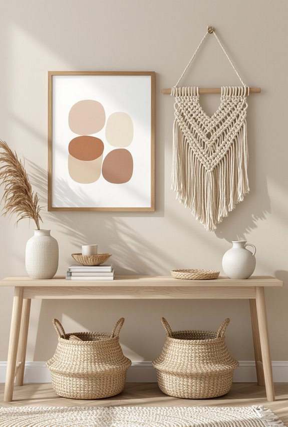 textured boho art layering
