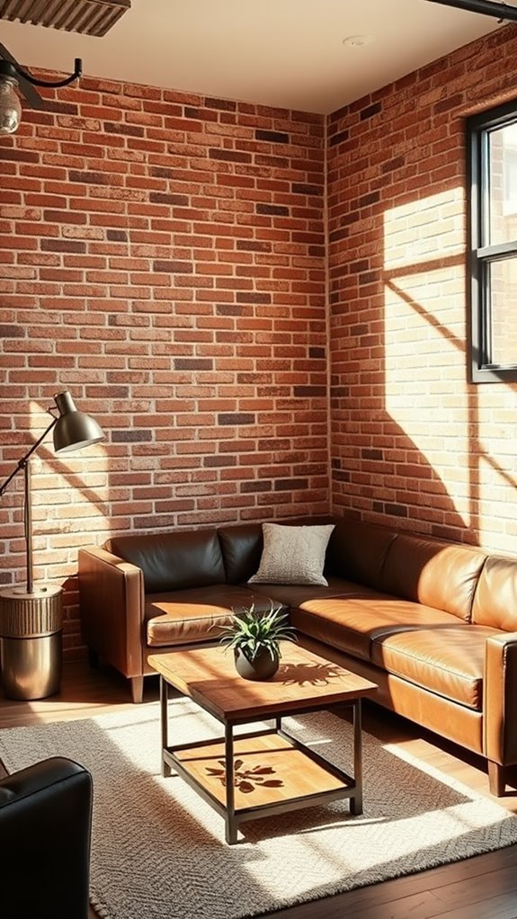 textured brick wallpaper design