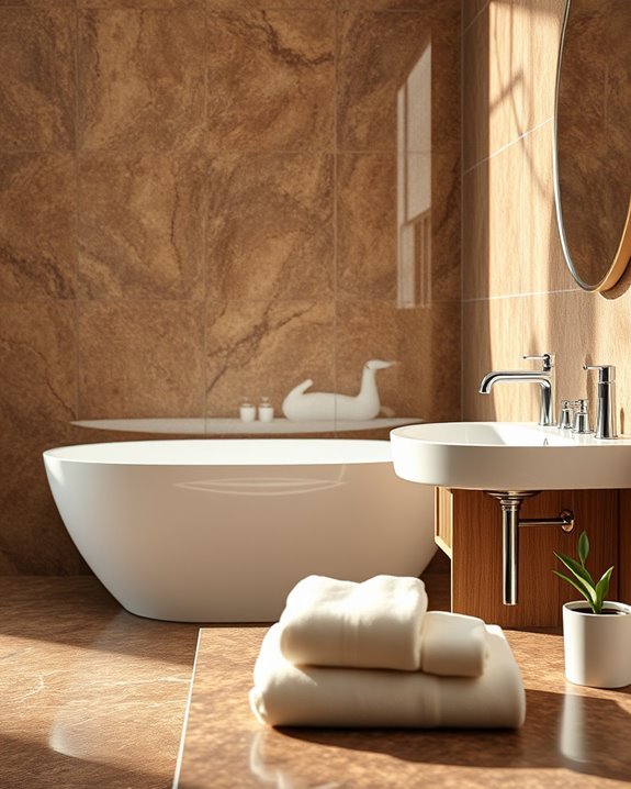 textured brown granite elegance