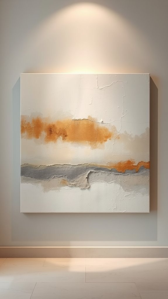 textured canvas art ideas