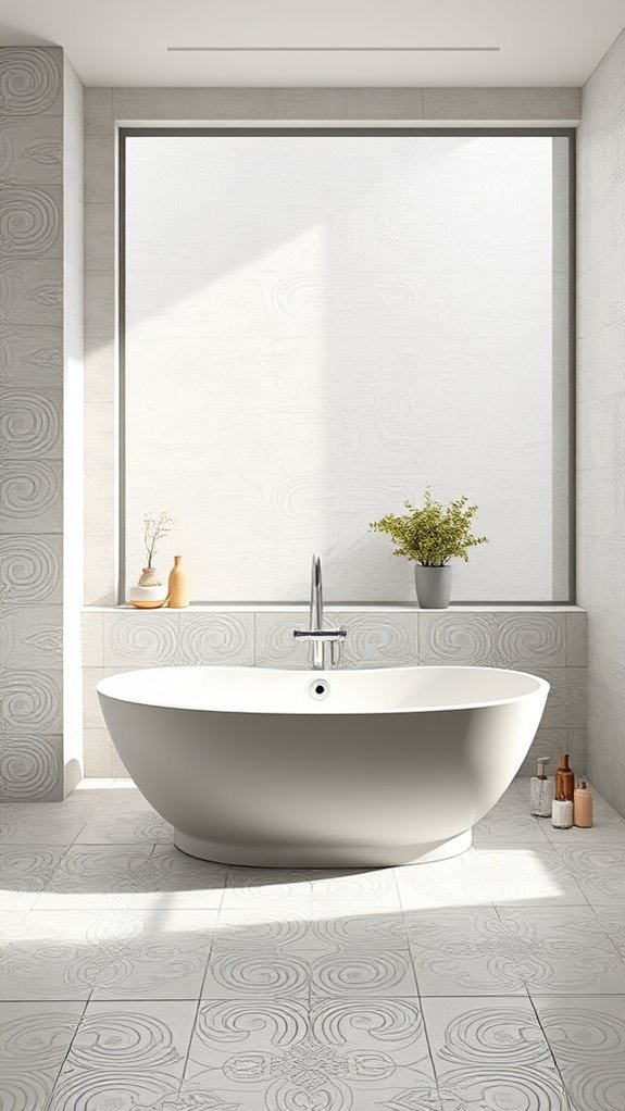 textured ceramic bathroom designs