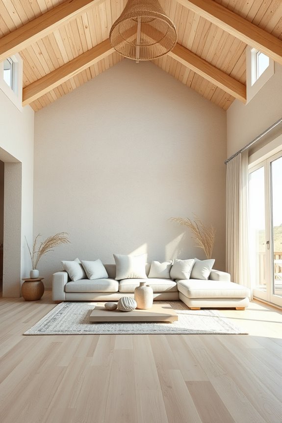 textured coastal interior design