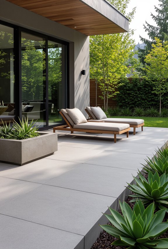 textured concrete for traction