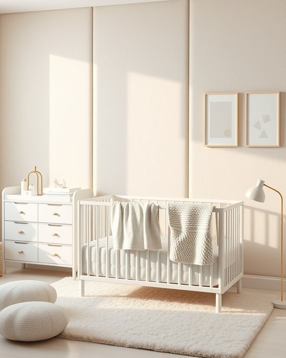 textured fabric nursery panels