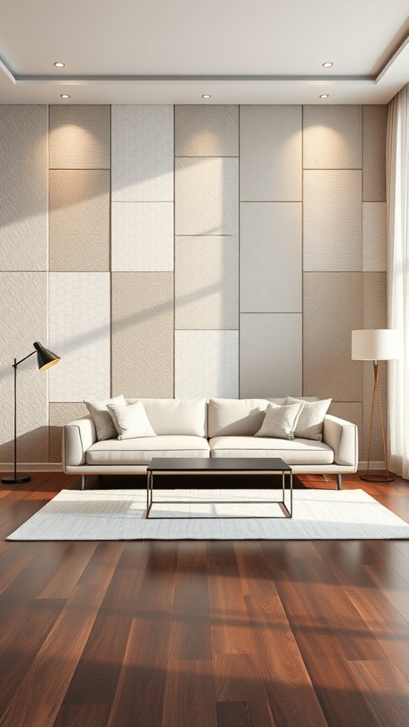 textured fabric panel transformation