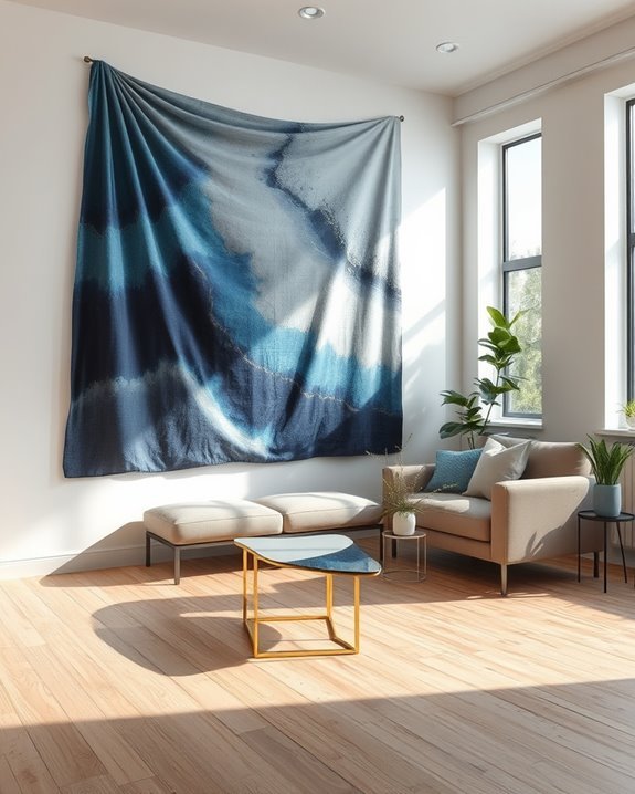 textured fabric wall artistry