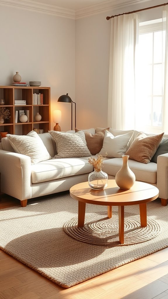 textured fabrics create warmth