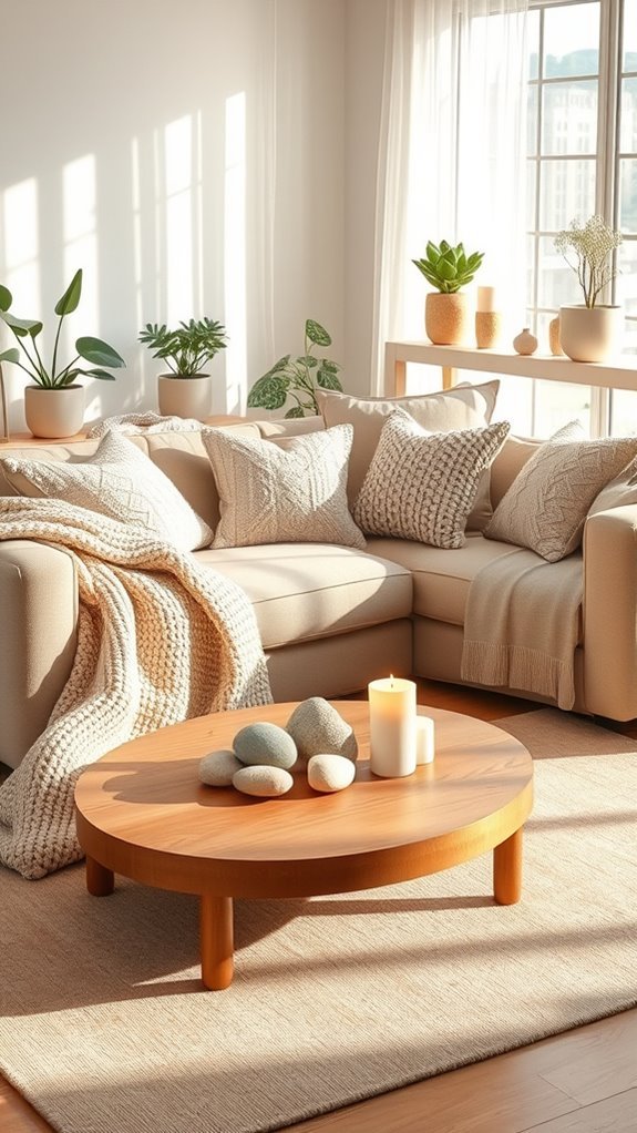 textured fabrics enhance decor