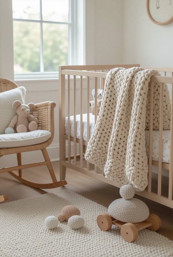 textured fabrics stimulate touch exploration