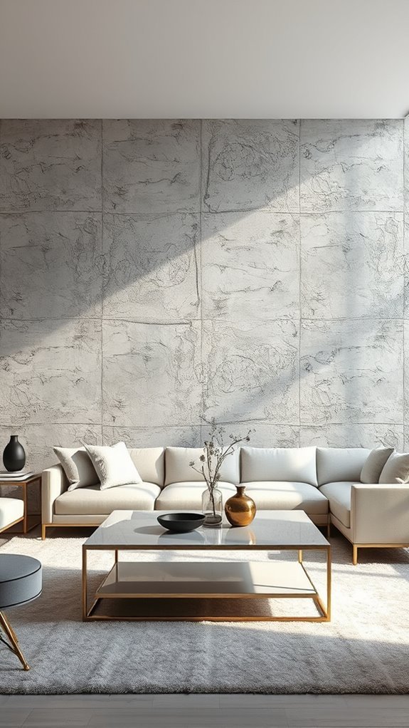 textured faux concrete wallpapers