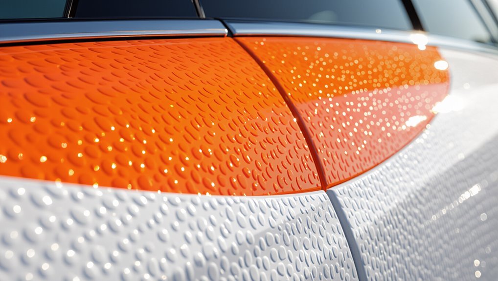 textured finish resembling orange