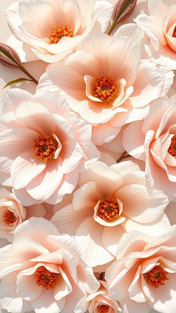 textured floral wallpaper options