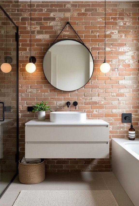 textured moisture resistant brick retreat