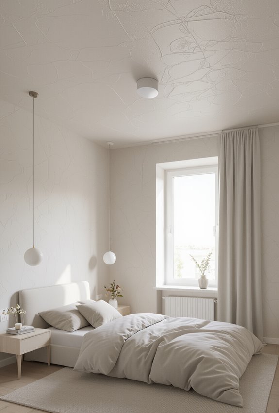 textured paint adds depth