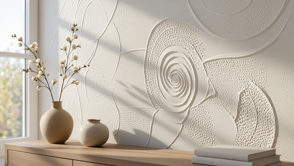textured paint enhances surfaces
