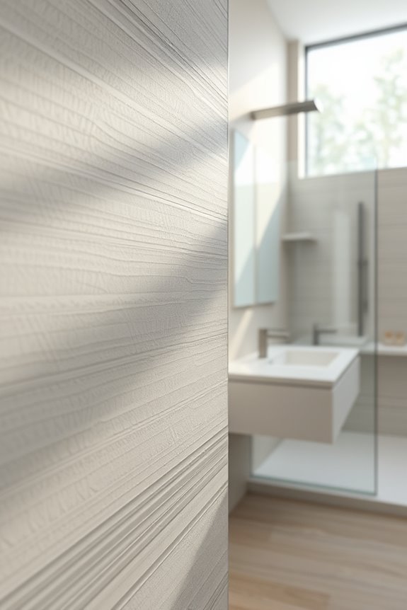 textured panels enhance aesthetics