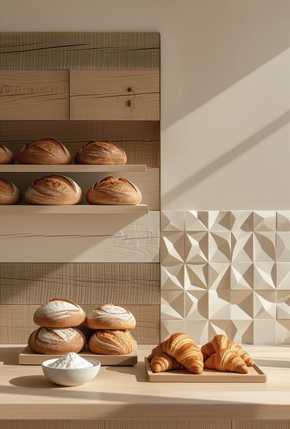 textured panels enhance tactile depth