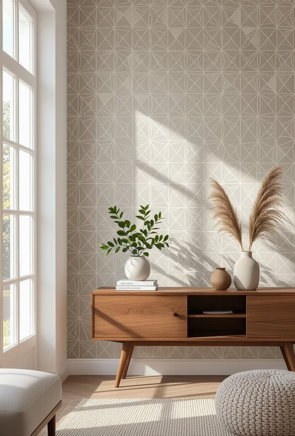 textured peelable mural accents