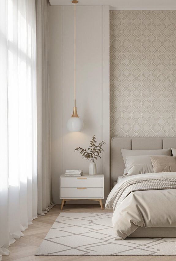 textured pvc and wallpaper fusion