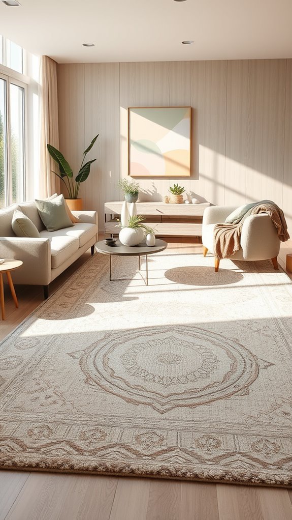 textured rugs for comfort