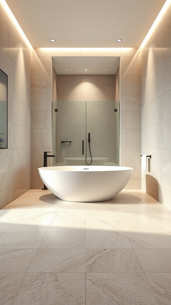 textured stone look tiles