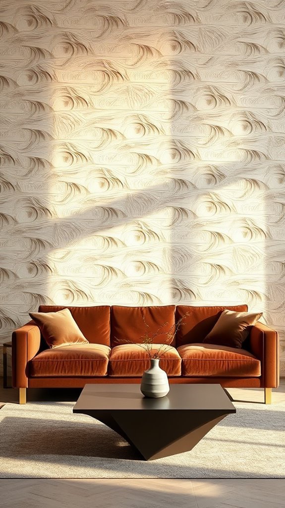 textured three dimensional wall design